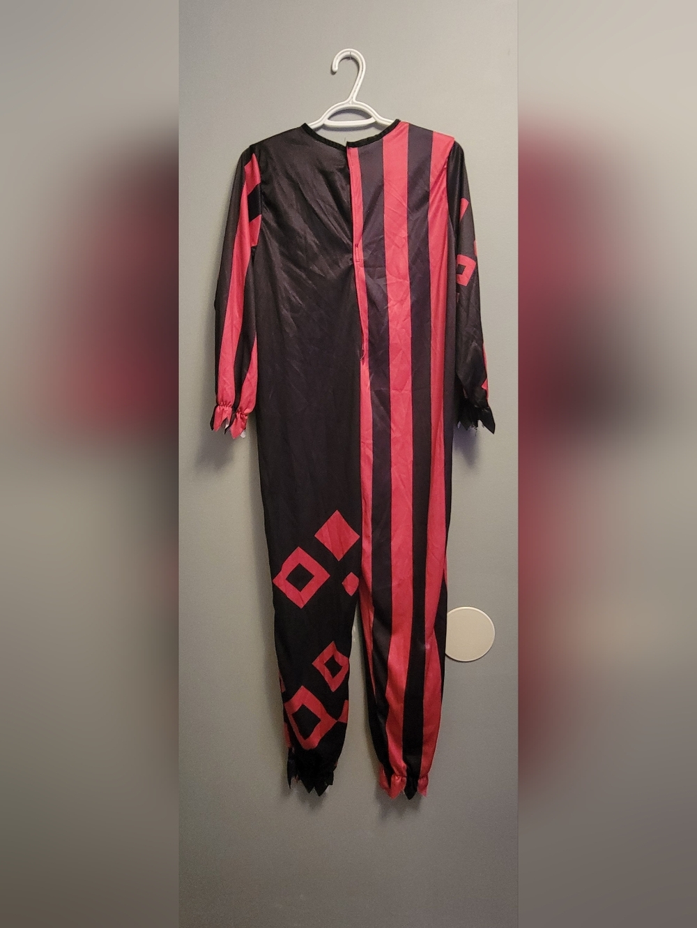 Killer Clown Costume Kids Large Mask Jumpsuit Horror Halloween Outfit Scary - Picture 4 of 8